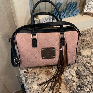 Upcycled LV purse with strap- used once!